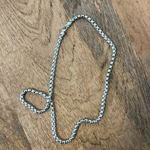 David Yurman mens necklace 5mm 20” silver